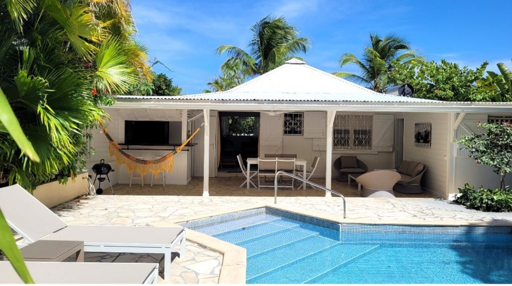 Villa avec piscine Kaz à Bar résidence Karukera Saint-François en Guadeloupe